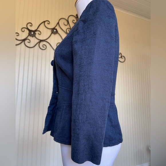 Valentino Roma Women’s Blue Jacket Size 42/6 - Picture 5 of 9